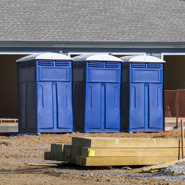 how do you ensure the portable restrooms are secure and safe from vandalism during an event in New Castle IN